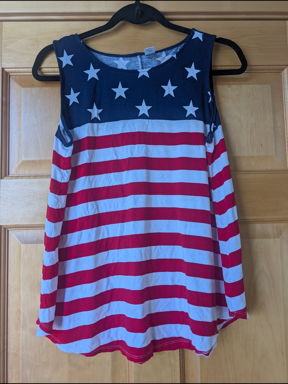 Patriotic Star & Stripe Tank Top - Navy, Red, White